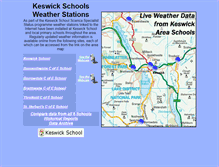 Tablet Screenshot of keswickweather.co.uk